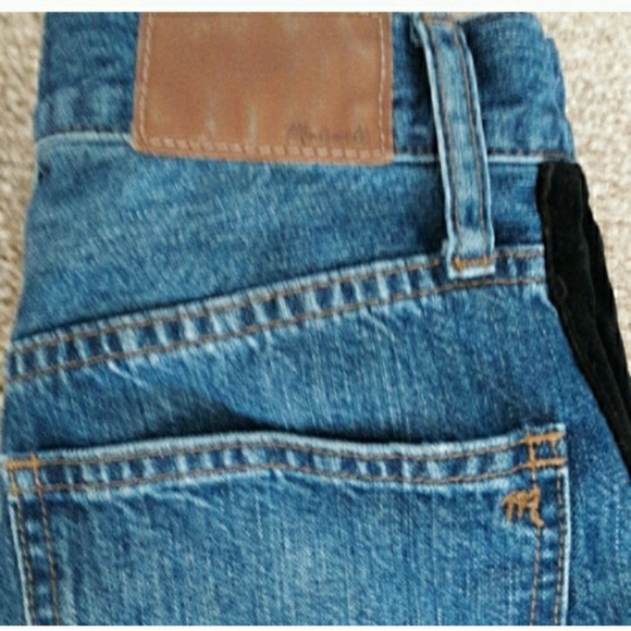 MADEWELL the perfect vintage Jean velvet tuxedo Stripe edition. Size 26 - Picture 13 of 15